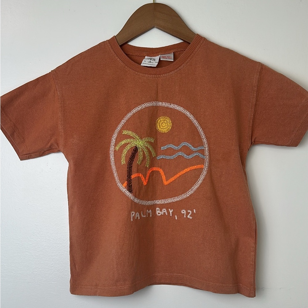 Zara Embroidered Boys Tee